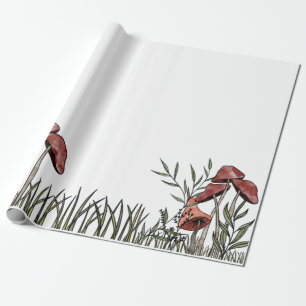 Mushroom Field Wrapping Paper
