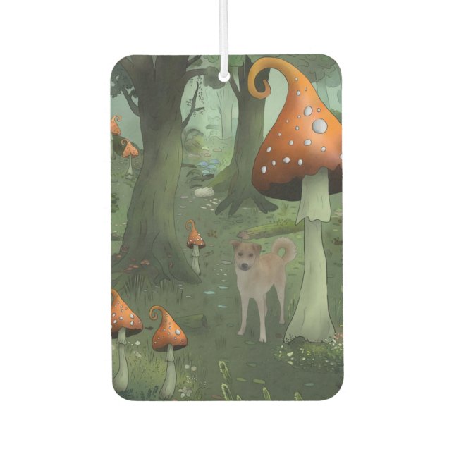 mushroom forest air freshener (Front)