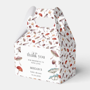Mushroom Forest Baby Shower Favor Box