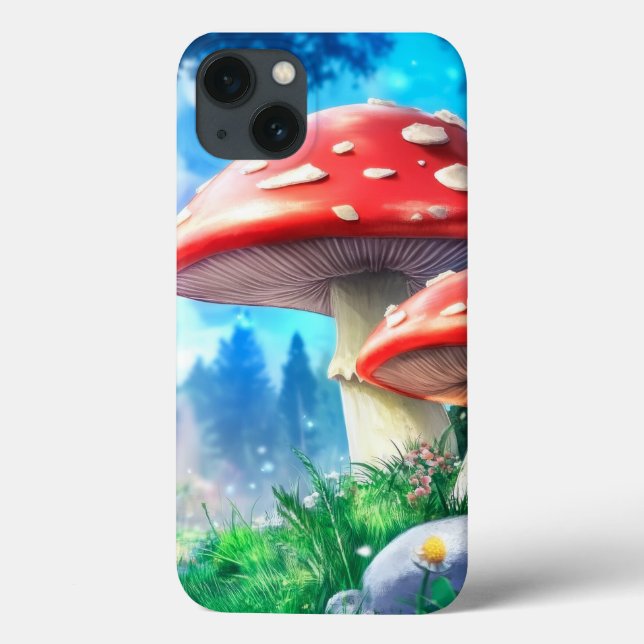 Mushroom Forest Fantasy Art Case-Mate iPhone Case (Back)