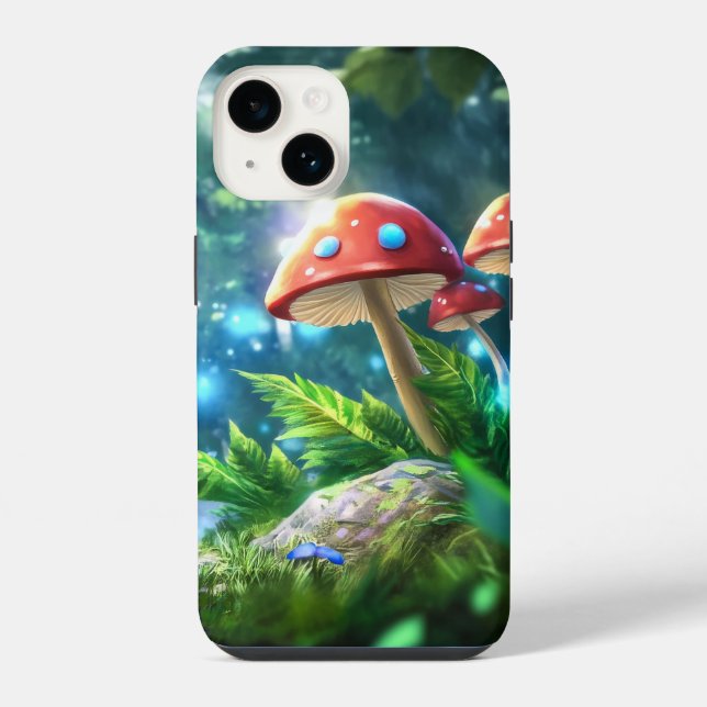 Mushroom Forest iPhone Case (Back)