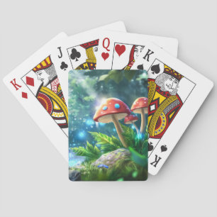Mushroom Forest Playing Cards