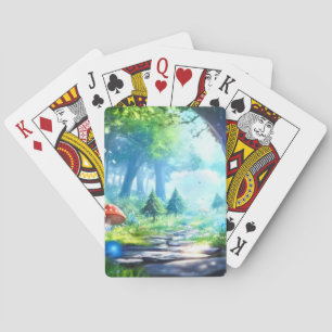 Mushroom Forest Playing Cards