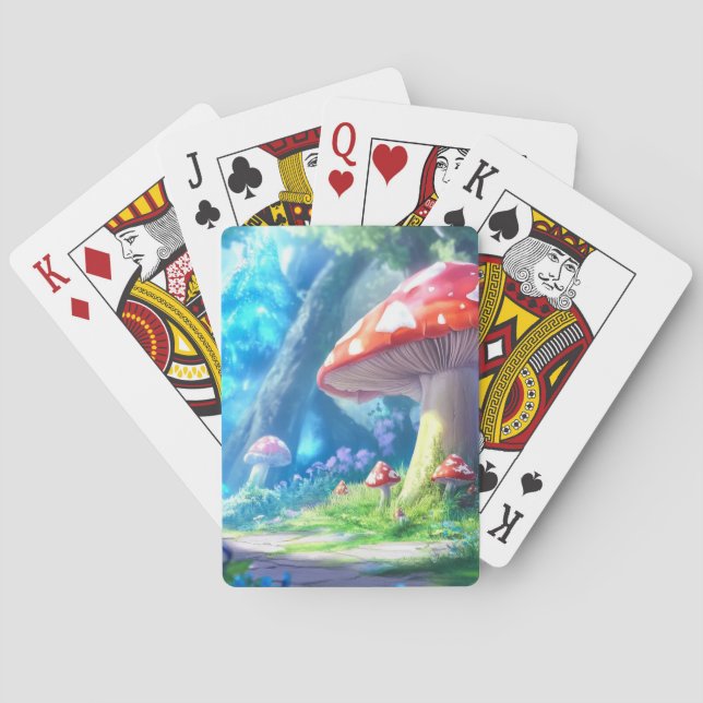 Mushroom Forest Playing Cards (Back)