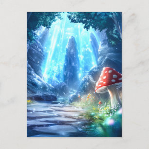 Mushroom Forest Postcard