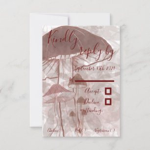 Mushroom Forest  RSVP Card