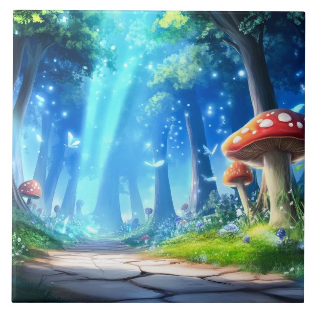 Mushroom Forest Tile (Front)