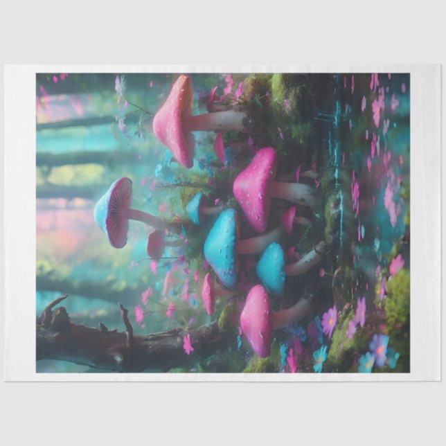 Mushroom Forest Tissue Paper (Front)