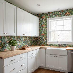 Mushroom forest wallpaper