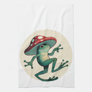 Mushroom Frog                                      Kitchen Towel