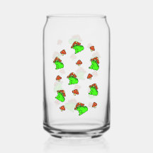 Mushroom Frog Pattern