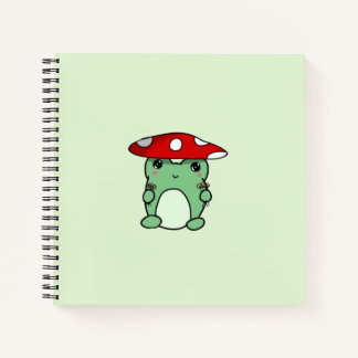 Mushroom Froggy Notebook