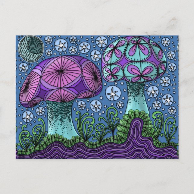 Mushroom Galaxy Postcard (Front)