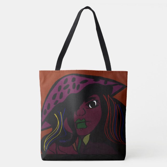 Mushroom Girl Tote Bag (Front)