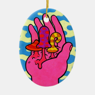 Mushroom Gloom #3 Ceramic Ornament