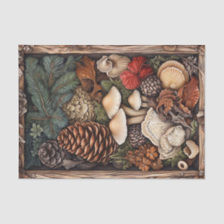 Mushroom Goblincore Witchy Nature Decoupage Tissue Paper