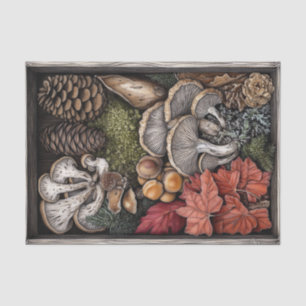 Mushroom Goblincore Witchy Nature Decoupage Tissue Tissue Paper