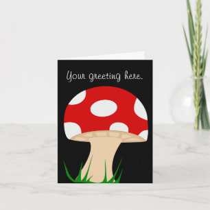 Mushroom Greeting Card