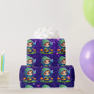 Mushroom Guardian Cute Charming Themed Inspired  Wrapping Paper