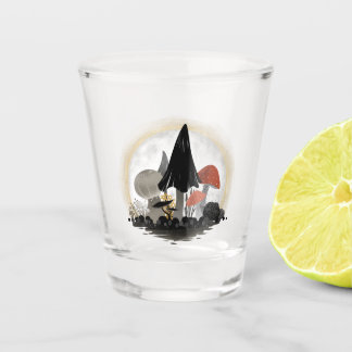 Mushroom Harvest Moon Shot Glass
