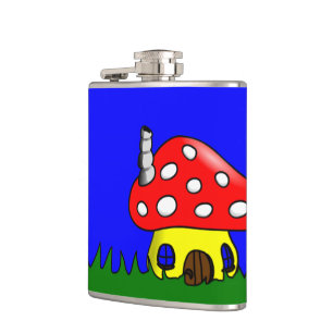 Mushroom Hip Flask