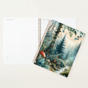 Mushroom Hollow Nature Forest Creek Planner