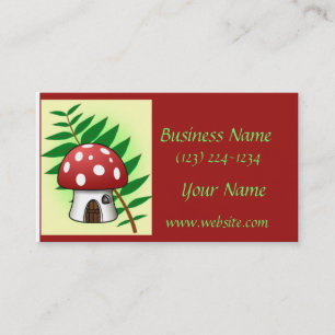 Mushroom House Business Card