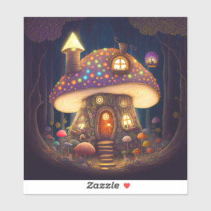 Mushroom House Fantasy Art