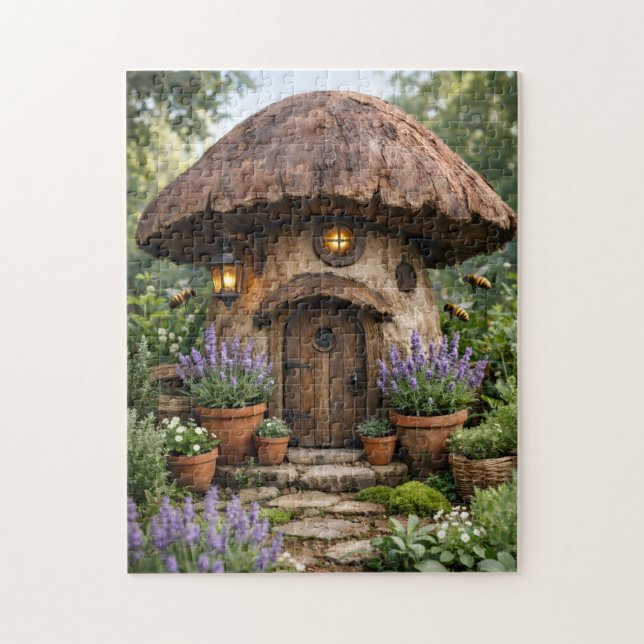 Mushroom House Jigsaw Puzzle (Vertical)