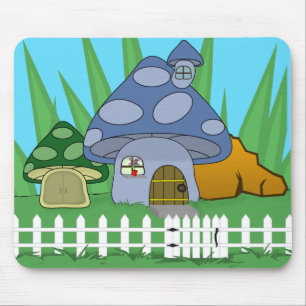 Mushroom House Mousepad
