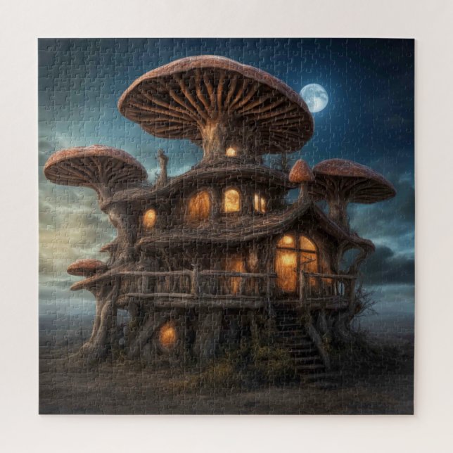 Mushroom House Puzzle (Vertical)