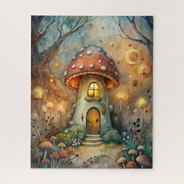 Mushroom House Puzzle (Vertical)
