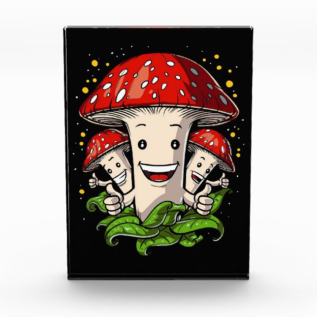 Mushroom Hunter Funny Magic Mushrooms Photo Block (Front)