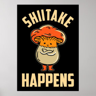 Mushroom Hunter Mushroom Fungi Poster