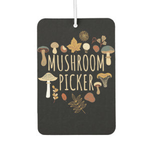 Mushroom Hunter Mushrooms Picker Air Freshener