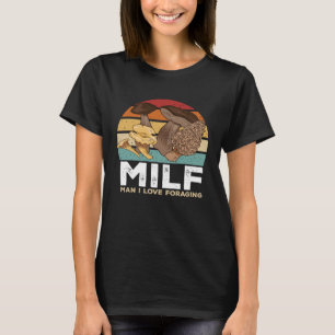 Mushroom Hunting Morel Hunter Man I Love Foraging T-Shirt