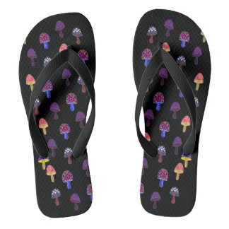 Mushroom in Wonderland Flip Flops
