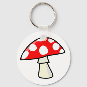 mushroom keychain