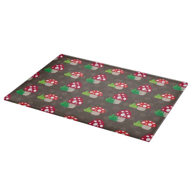 mushroom kids pattern cutting board (Corner)