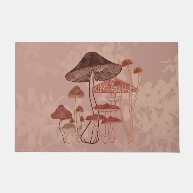 Mushroom Love Classic Doormat (Front)