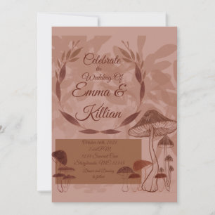 Mushroom Love Invitation