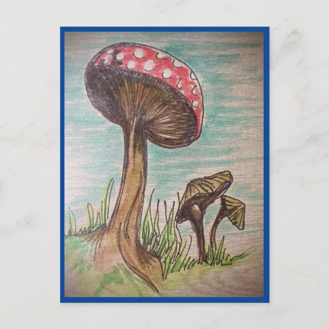 Mushroom Love Postcard (Front)