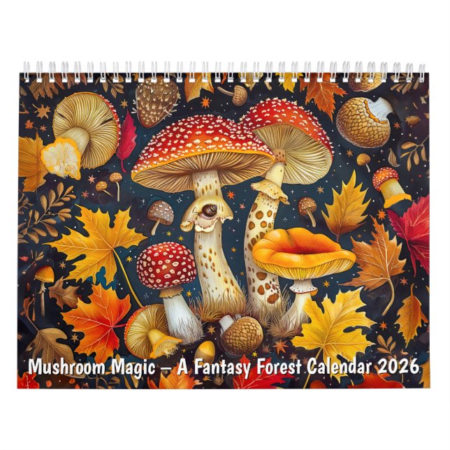 Mushroom Magic – A Fantasy Forest Calendar (Cover)