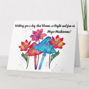 Mushroom Magic Birthday Card