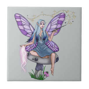 Mushroom Magic Fairy Tile