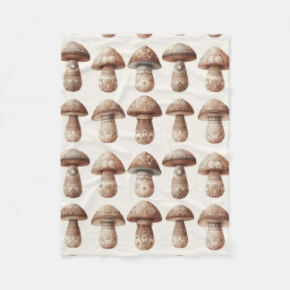 Mushroom Maker Fleece Blanket
