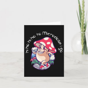 Mushroom Microdosing Mental Health Awareness Card
