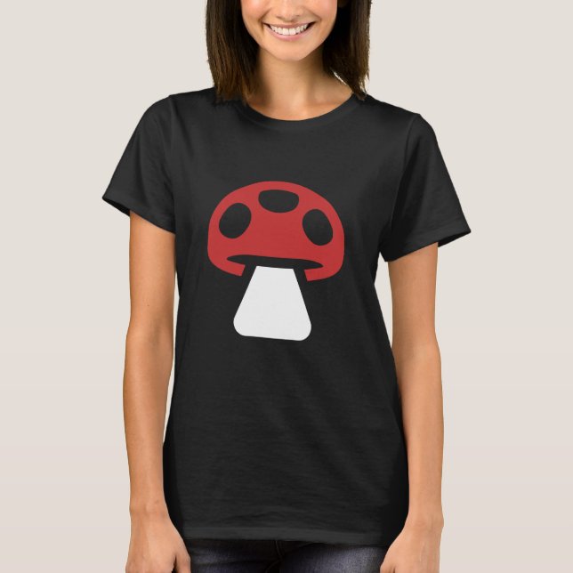 Mushroom Minimalist T-Shirt (Front)