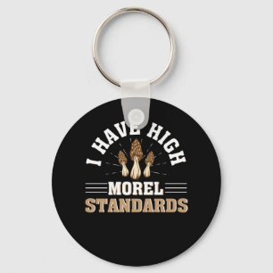 Mushroom Morel Lover High Morel Standard Keychain