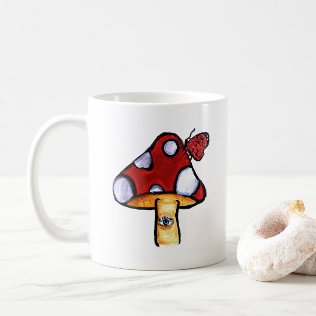 Mushroom Mug (With Donut)